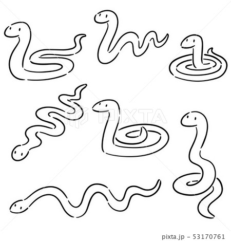 蛇的向量圖素材集