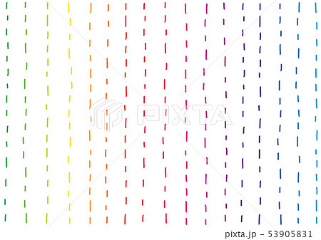 切り取り線 かわいい 点線のイラスト素材 Pixta