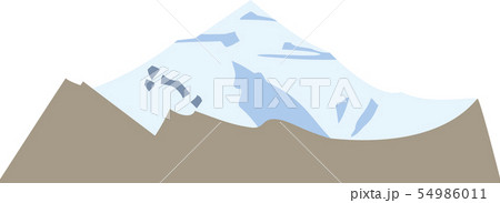 雪山のイラスト素材集 ピクスタ