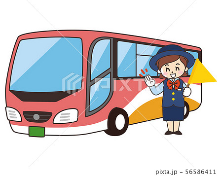 バスガイドのイラスト素材集 ピクスタ