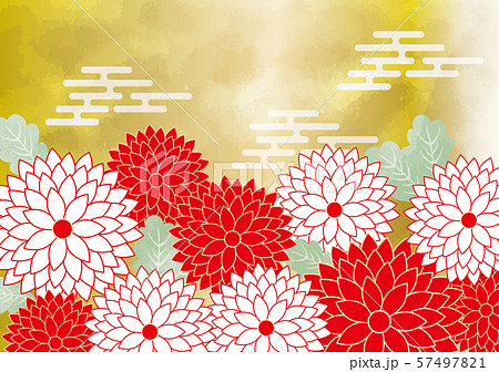 菊の紋章のイラスト素材