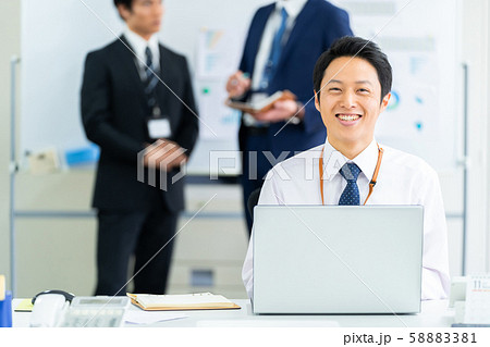 男性会社員の写真素材