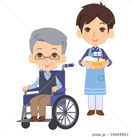 介護福祉士のイラスト素材