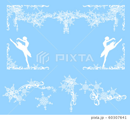 白色 モノクロ 舞台 バレエの写真素材