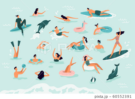 いるか 美しい 綺麗 きれいのイラスト素材