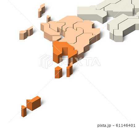 九州のイラスト素材