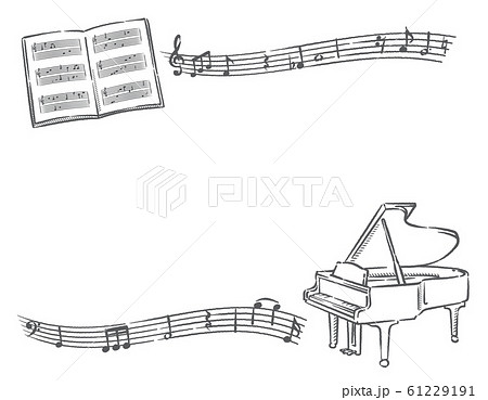 音符 ベクター 音楽 楽譜のイラスト素材