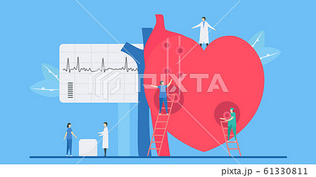 心臓病のイラスト素材