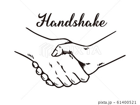 握手 イラスト 手 ハンドのイラスト素材