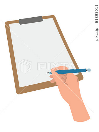 シャープペンシルのイラスト素材