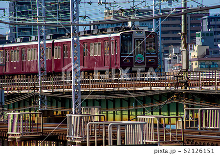 阪急電車の写真素材