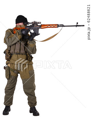 スナイパーの写真素材