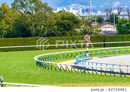 京都競馬場の写真素材