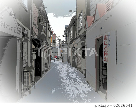 昭和レトロ 昭和 スナック 風景のイラスト素材 - PIXTA