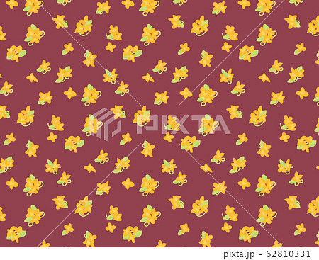 キンモクセイのイラスト素材