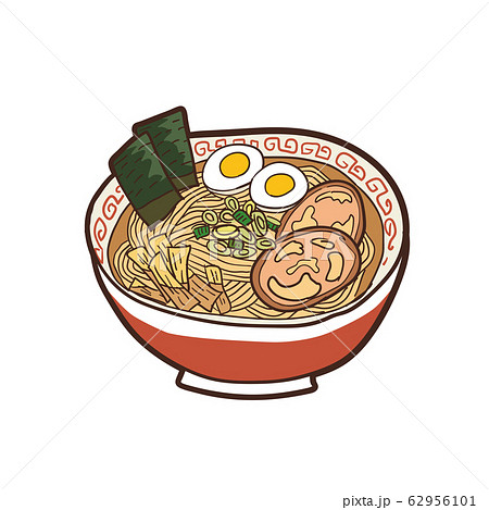 醤油ラーメンのイラスト素材