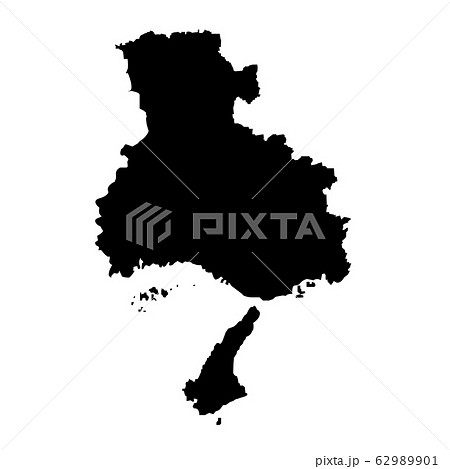 兵庫 兵庫県 地図 ベクターのイラスト素材