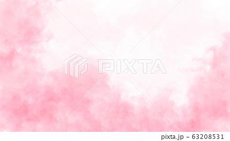 ピンク 雲 かわいい ふわふわの写真素材