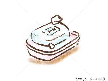 バス雑貨のイラスト素材