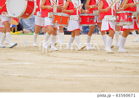 運動会 子供 鼓笛隊 マーチングバンドの写真素材 - PIXTA