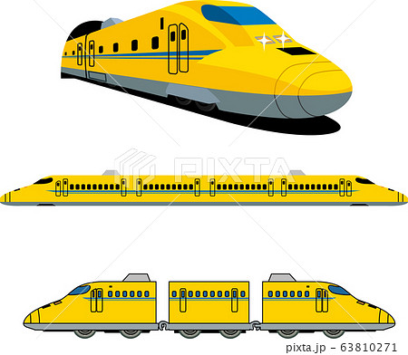 電車 乗り物 新幹線 列車のイラスト素材