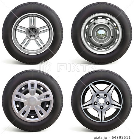 車輪のイラスト素材 Pixta