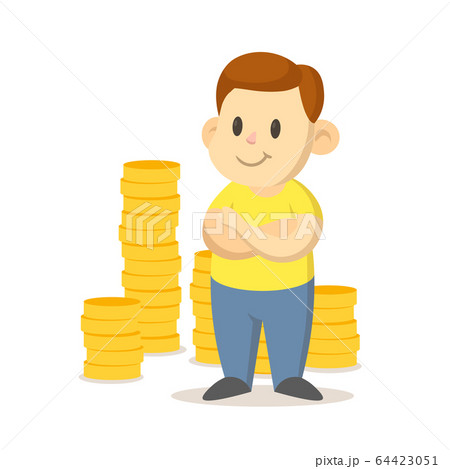 金色の瞳のイラスト素材