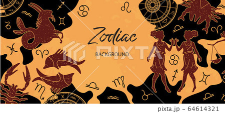 さそり座 シンボルマーク 蠍座 星座記号のイラスト素材