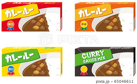 レトルトパック イラストの写真素材