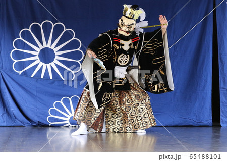 お面 神楽面 神楽 備中神楽面の写真素材 - PIXTA