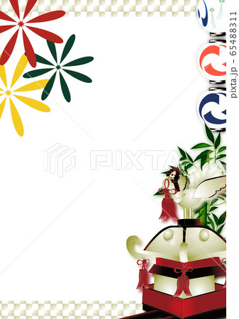 メッセージカード 夏祭り 花火 Popカードのイラスト素材