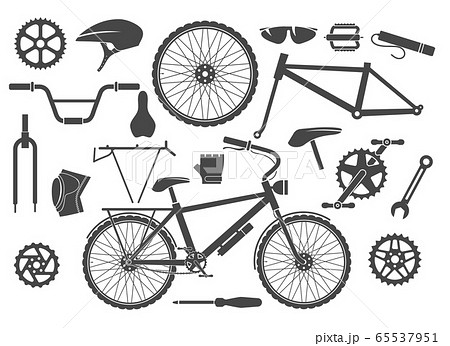自転車部品のイラスト素材 - PIXTA