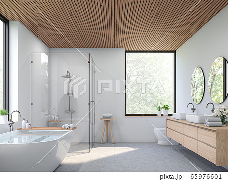 バスタブのイラスト素材