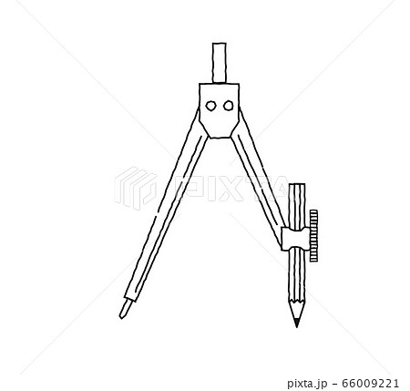 コンパスのイラスト素材