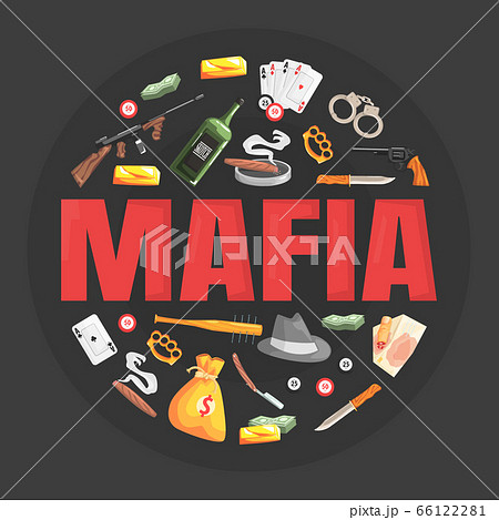 マフィアのイラスト素材