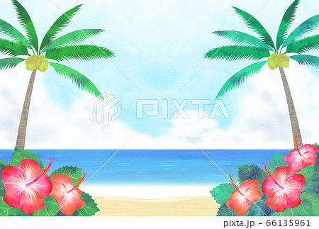 南国風イメージのイラスト素材