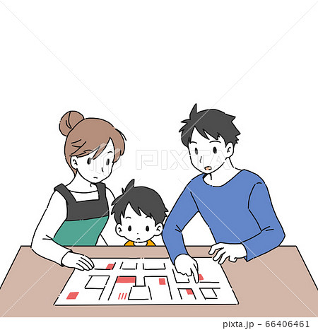 防災会議のイラスト素材