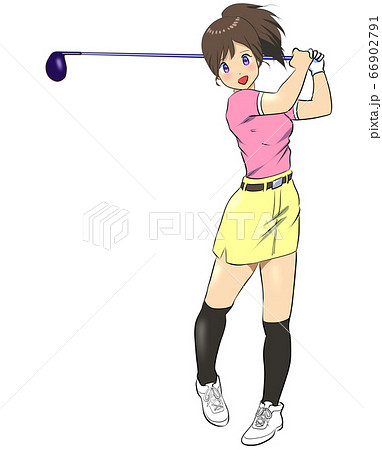 グラウンドゴルフクラブのイラスト素材