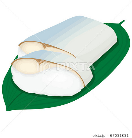 しめ鯖のイラスト素材