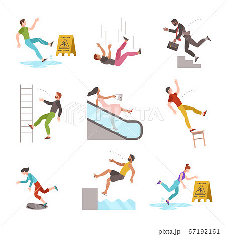 飛びつくのイラスト素材