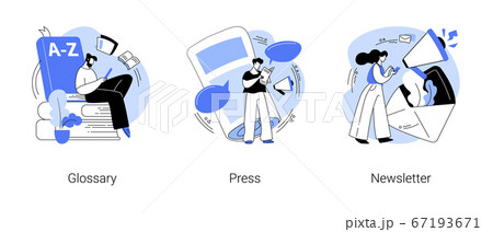 用語集のイラスト素材