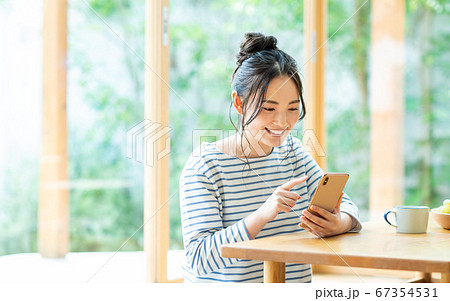 携帯の写真素材