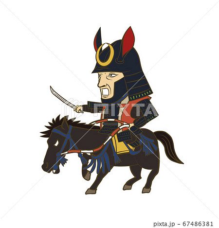 戦国武将のイラスト素材 戦国武将のイラスト素材