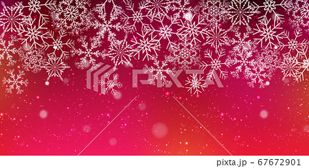 クリスマス　雪　風景　背景