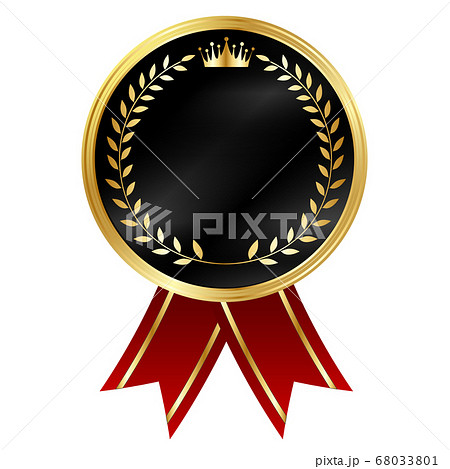 王冠　リボン　金　アイコン