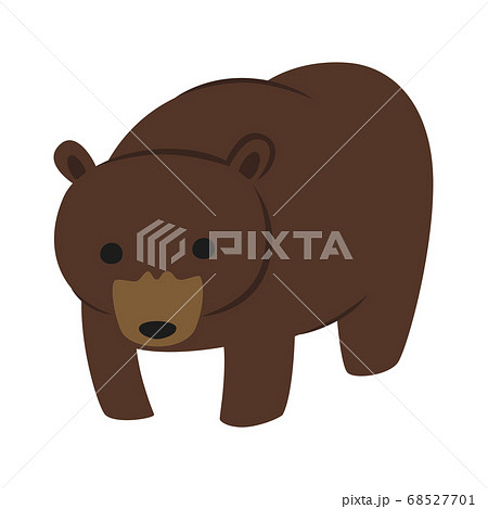 怖い熊のイラスト素材