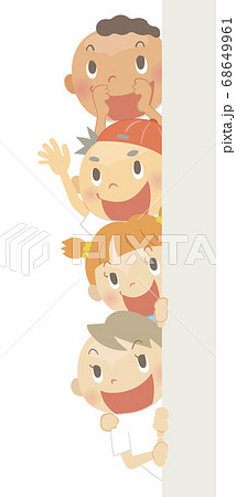 縦並びのイラスト素材 縦並びのイラスト素材