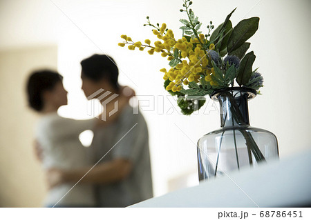 Man kissing woman's breast. - Stock Photo [74442239] - PIXTA