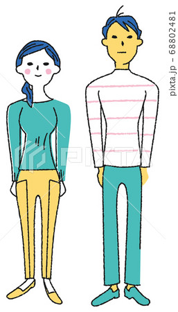 ペアのイラスト素材