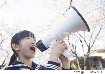 拡声器の写真素材